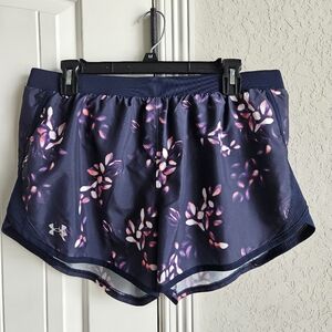 Under Armour Women's Floral Navy Shorts